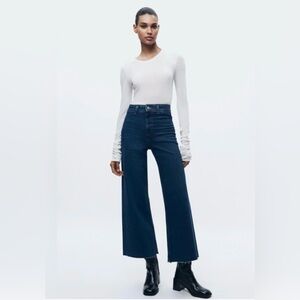 Zara Marine High Waisted Jeans